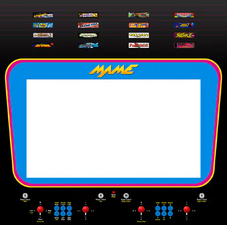 Some arcade bezel artwork I designed