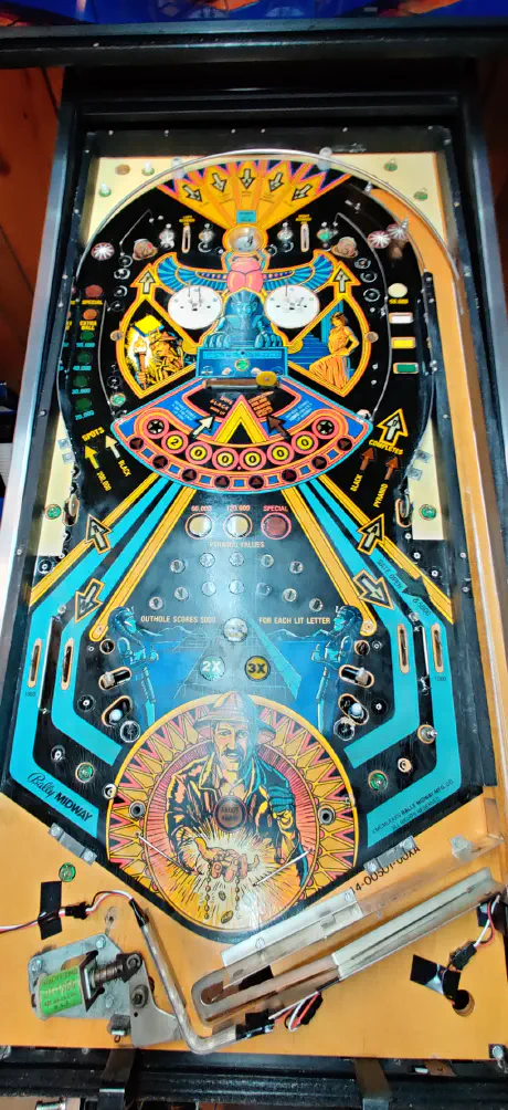 Black pyramid pinball restore / protector removal