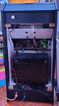Pac-Man Cabinet Back Open