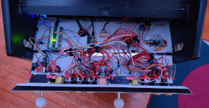 Pac-Man Cabinet Panel Open